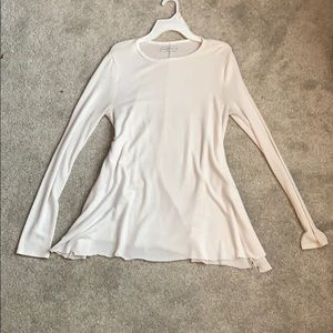 Abercrombie Long White Sweater